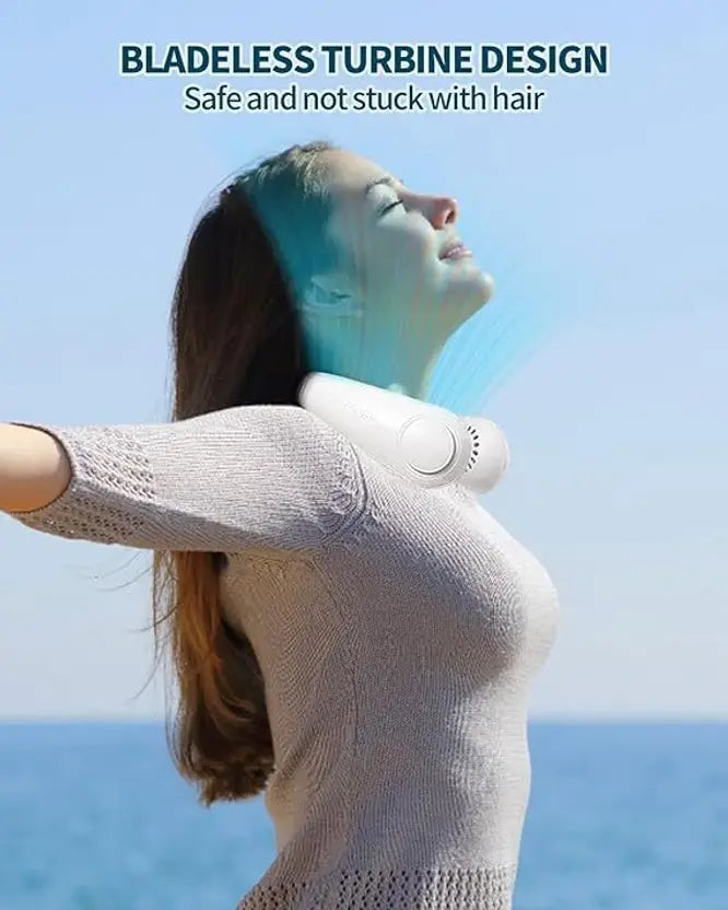 USB Rechargeable Stylish Portable Neck Fan