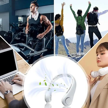 USB Rechargeable Stylish Portable Neck Fan