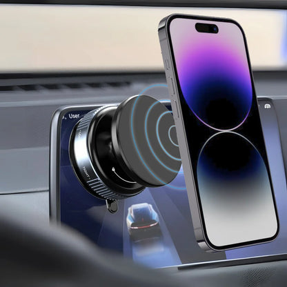 360° Rotatable Vacuum Suction Magnetic Phone Holder