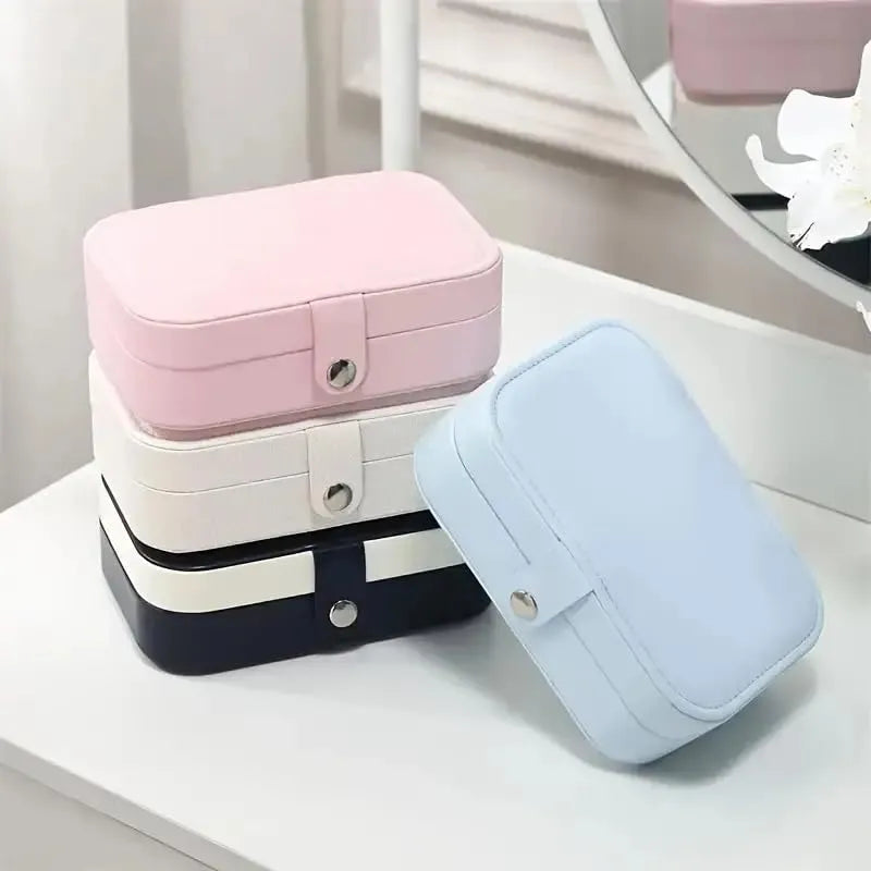 PU Leather Jewellery Organisers Box