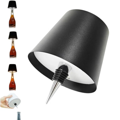 Wireless Rechargeable Bottle Lamp with Touch Control
