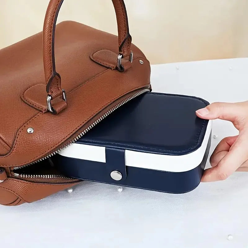 PU Leather Jewellery Organisers Box