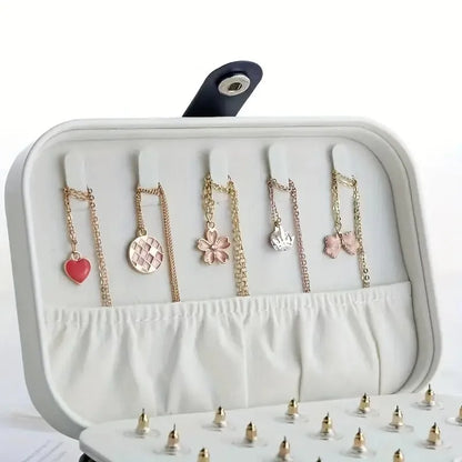 PU Leather Jewellery Organisers Box