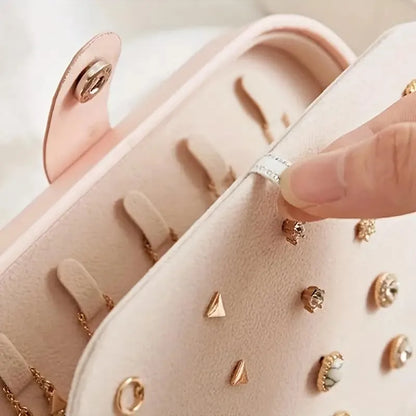 PU Leather Jewellery Organisers Box