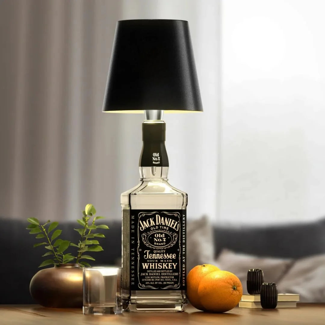 Wireless Rechargeable Bottle Lamp with Touch Control