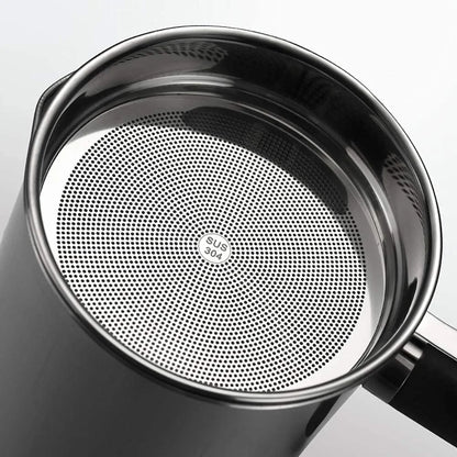 Stainless Steel Oil Strainer Pot With Handle – 1.2L