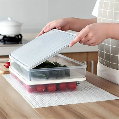 (Set Of 3) Fridge Storage Containers for Kitchen