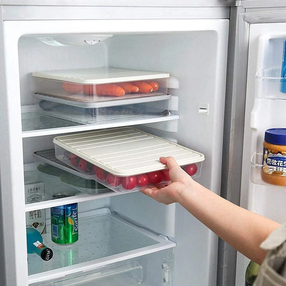 (Set Of 3) Fridge Storage Containers for Kitchen