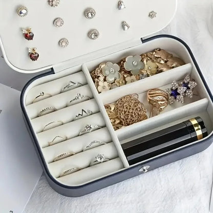 PU Leather Jewellery Organisers Box