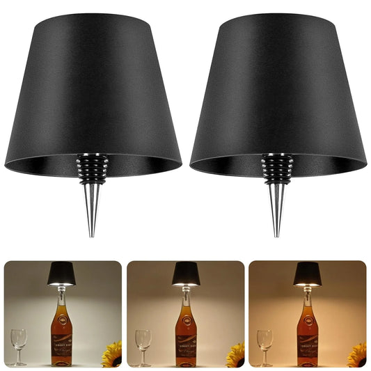 Wireless Rechargeable Bottle Lamp with Touch Control