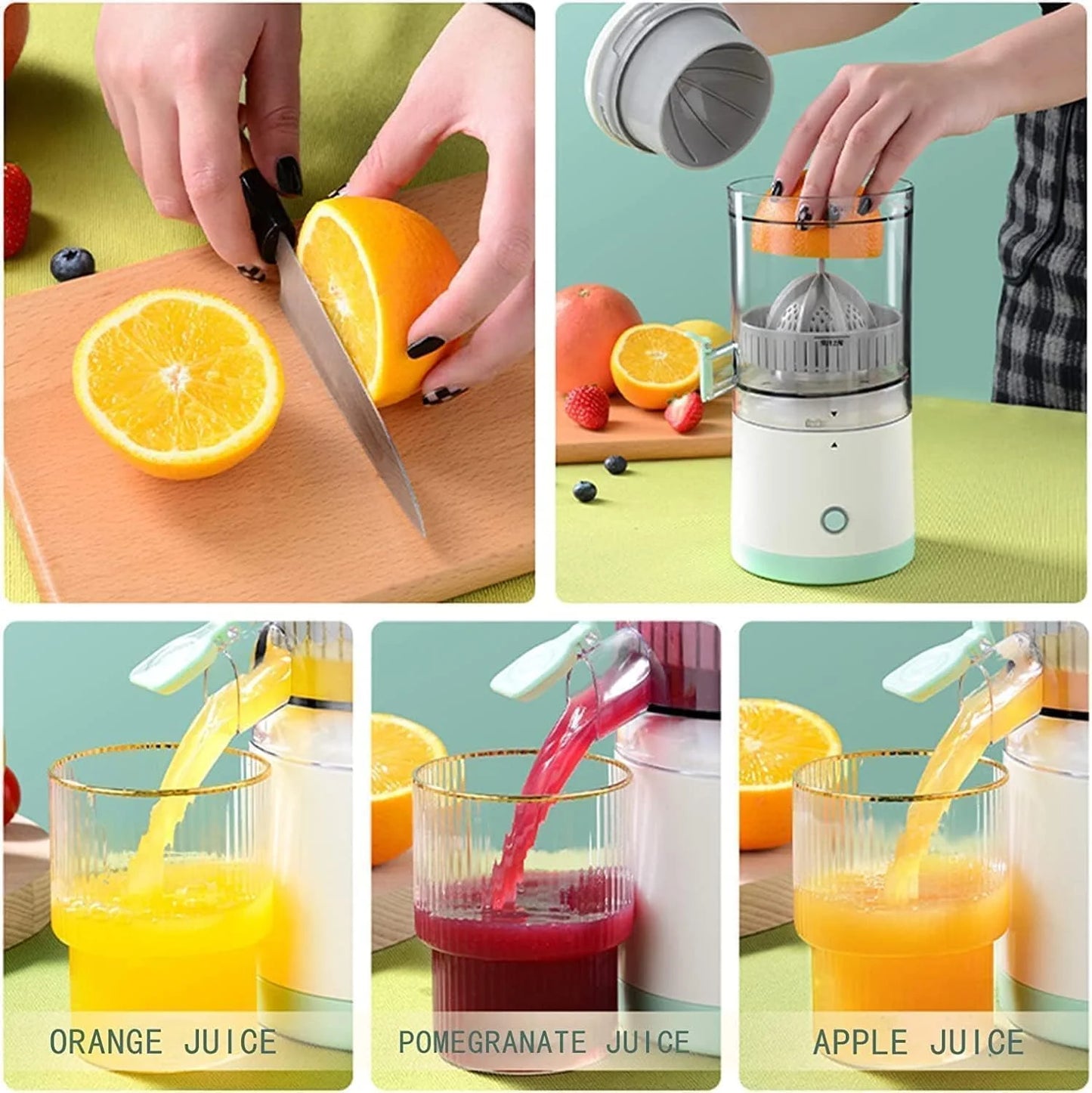 Portable USB Charging Electric Citrus Juicer