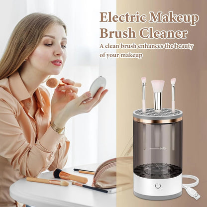 Electric Makeup Brush Cleaner With Dual Cleaning Modes