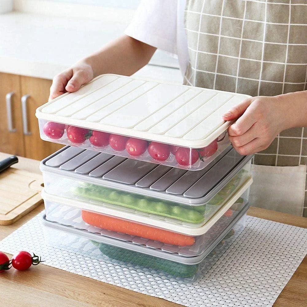(Set Of 3) Fridge Storage Containers for Kitchen