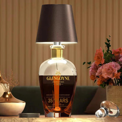 Wireless Rechargeable Bottle Lamp with Touch Control