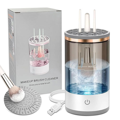 Electric Makeup Brush Cleaner With Dual Cleaning Modes