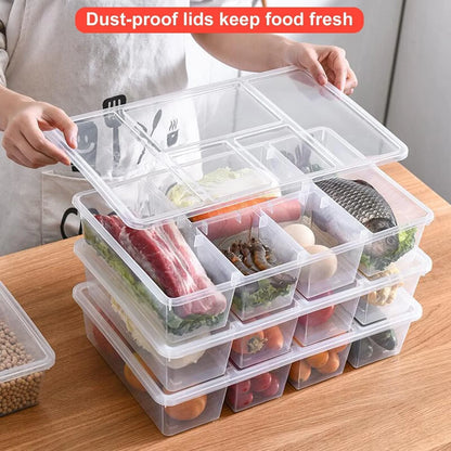 5 Compartment Multipurpose Fridge Storage Box