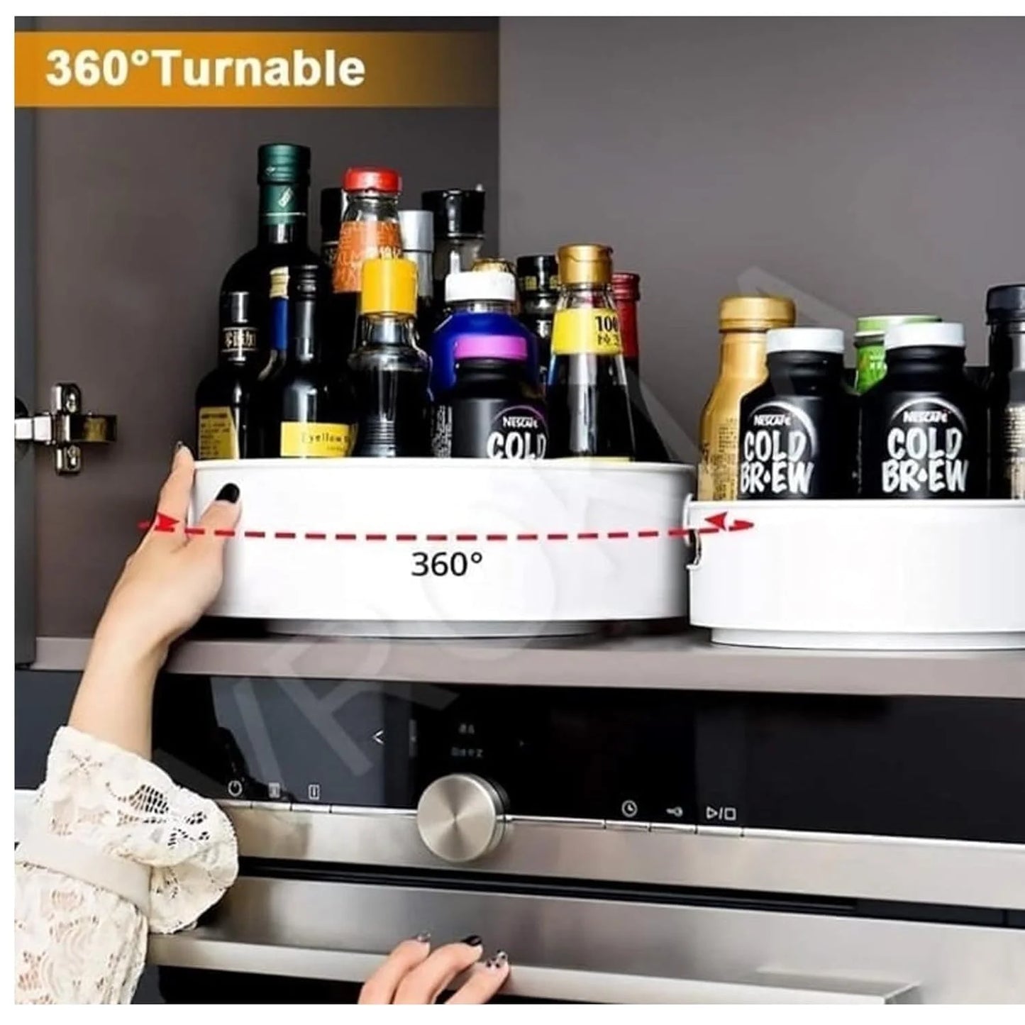 360° Rotating Multipurpose Tray (Pack of 2)