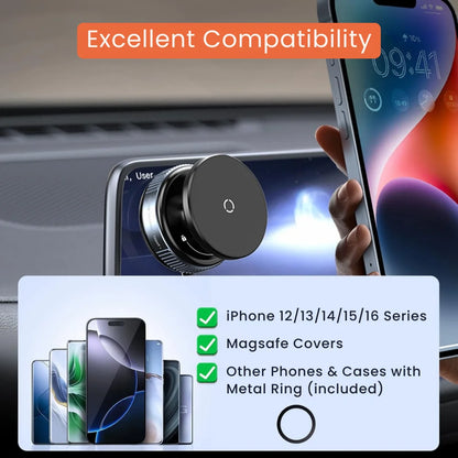 360° Rotatable Vacuum Suction Magnetic Phone Holder
