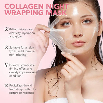 Korean Collagen Night Wrapping Peel Off Mask
