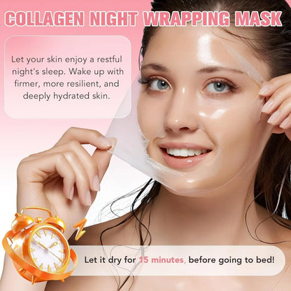 Korean Collagen Night Wrapping Peel Off Mask