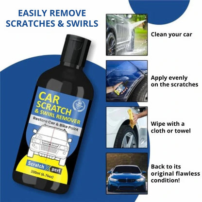 Car And Bike Scratch & Swirl Remover - Scratches gone, Shine on