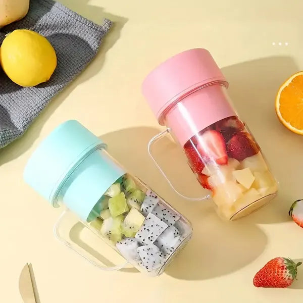 Mini Electric Juicer With Straw
